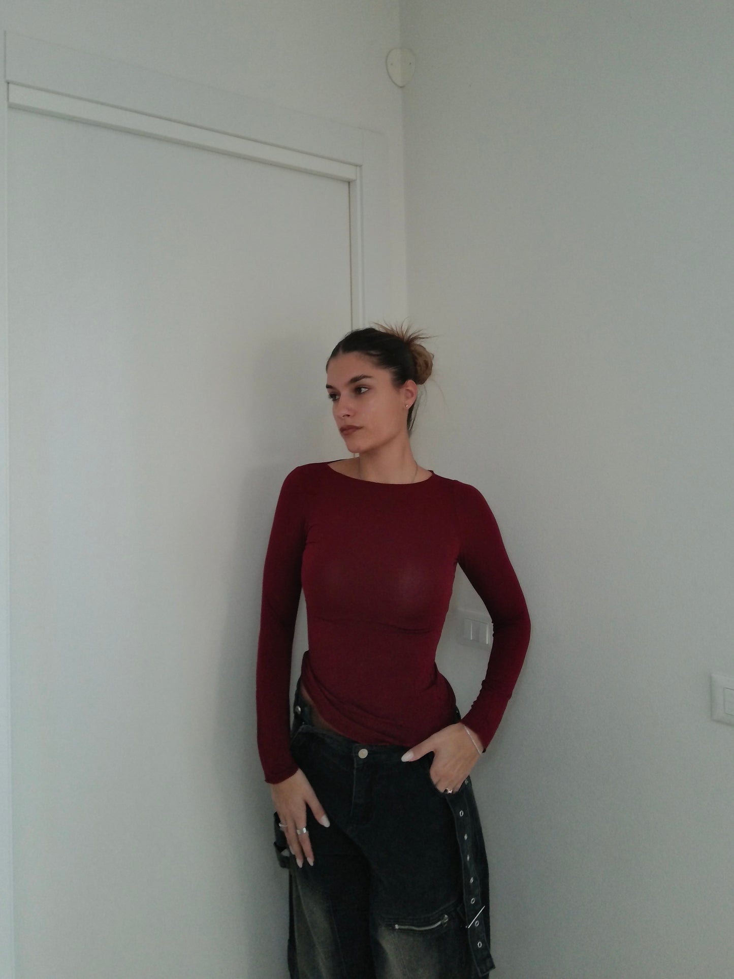 Maglia Basic - Bordeaux