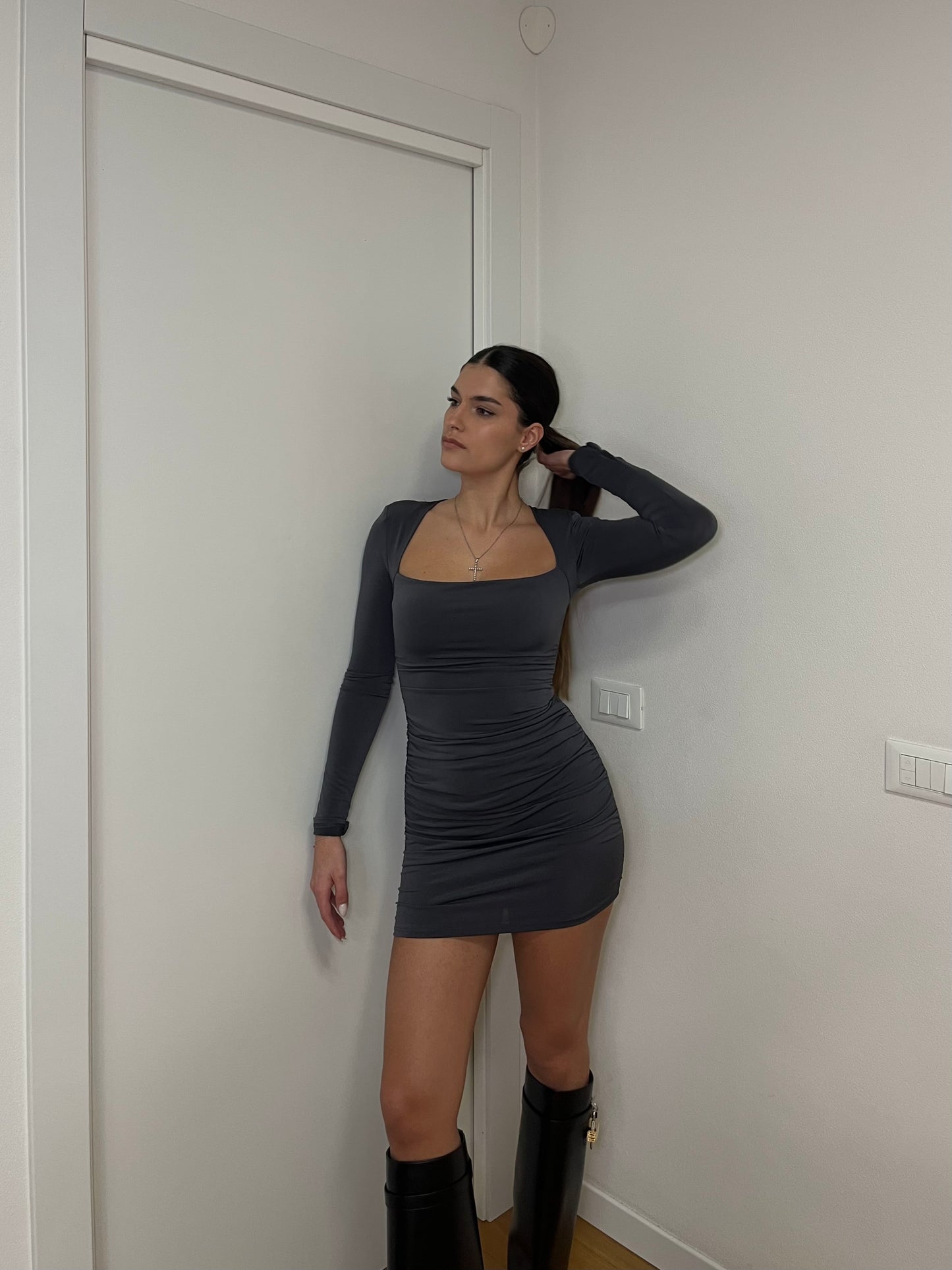 Dress Selene - Grigio Scuro