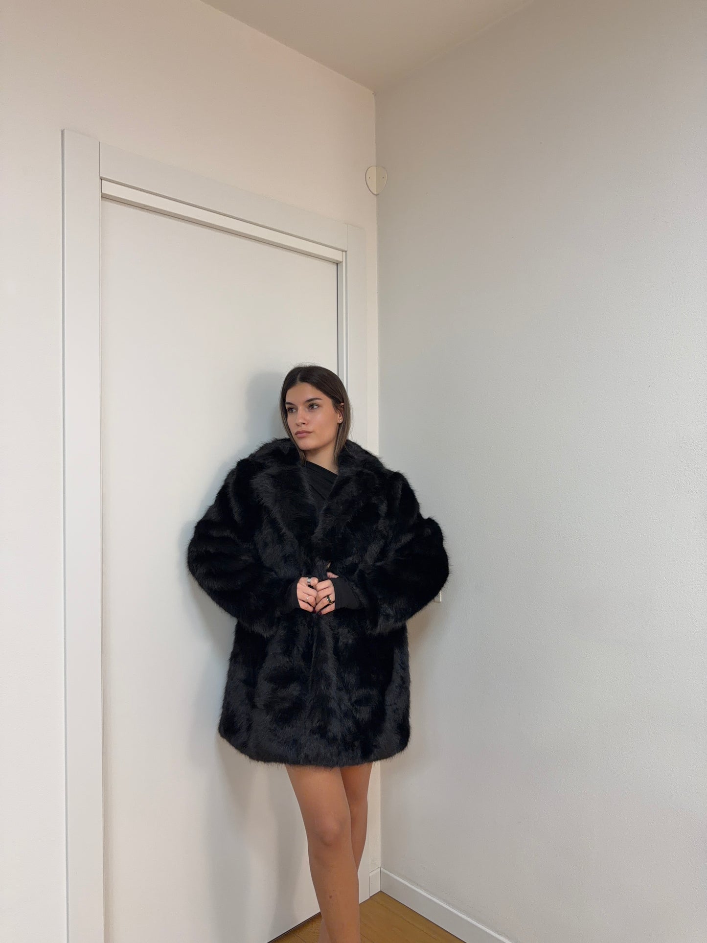 Pelliccia Courmayeur- Black