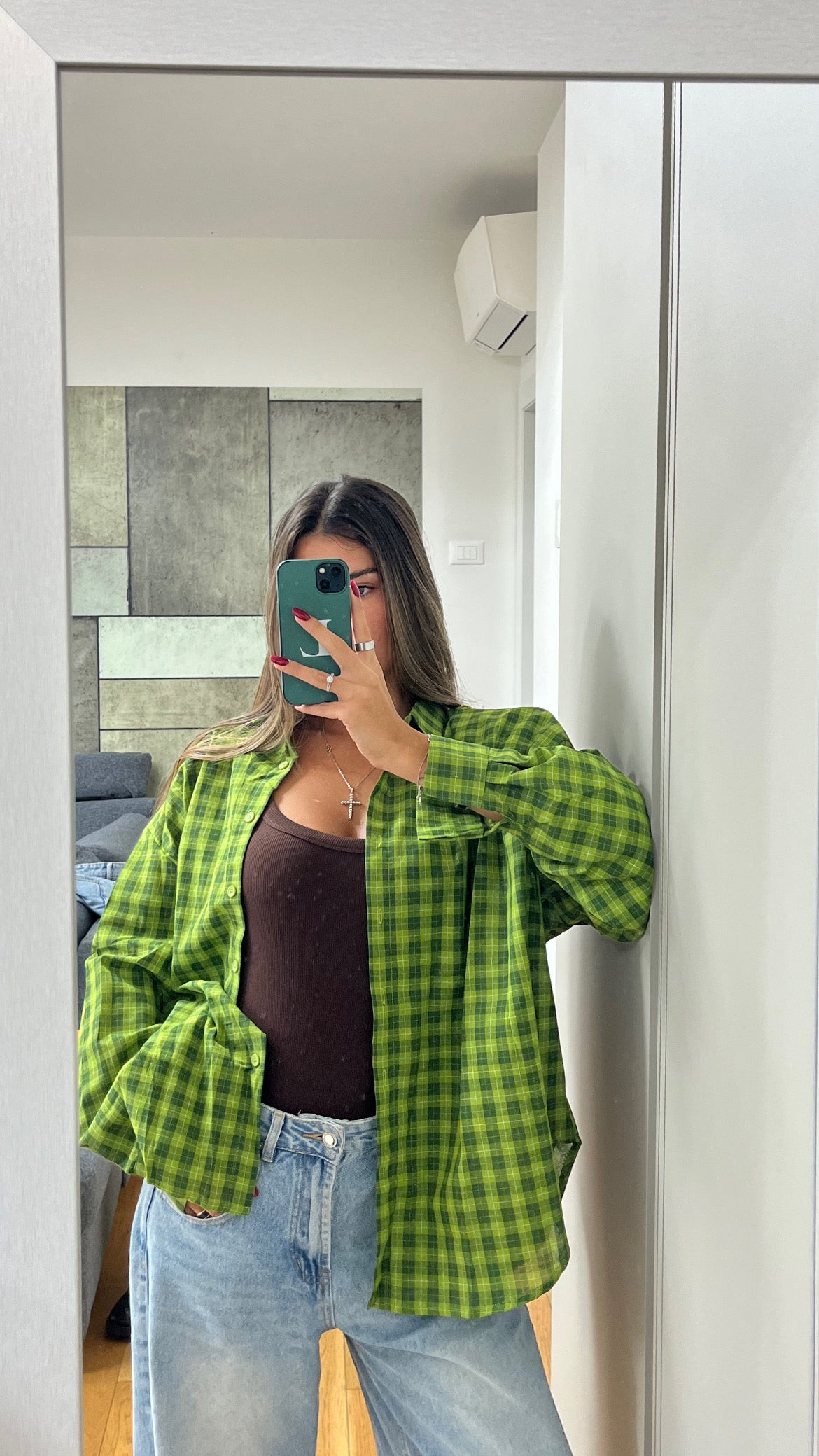 Camicia a Quadri - Verde