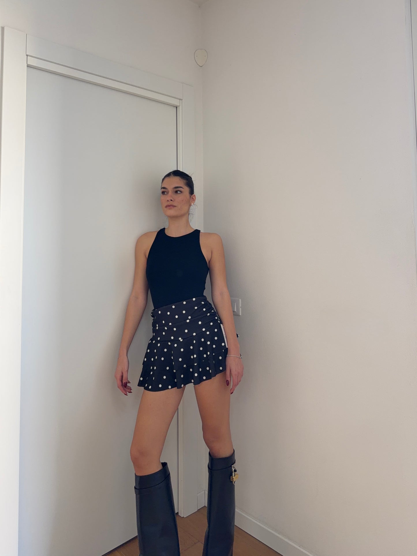 Skirt Pois - Black