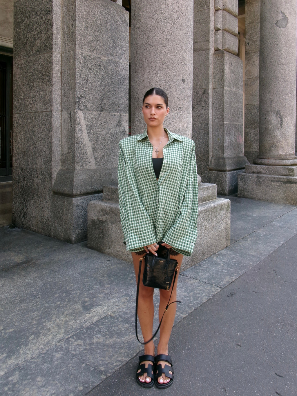 Camicia Spalline - Green