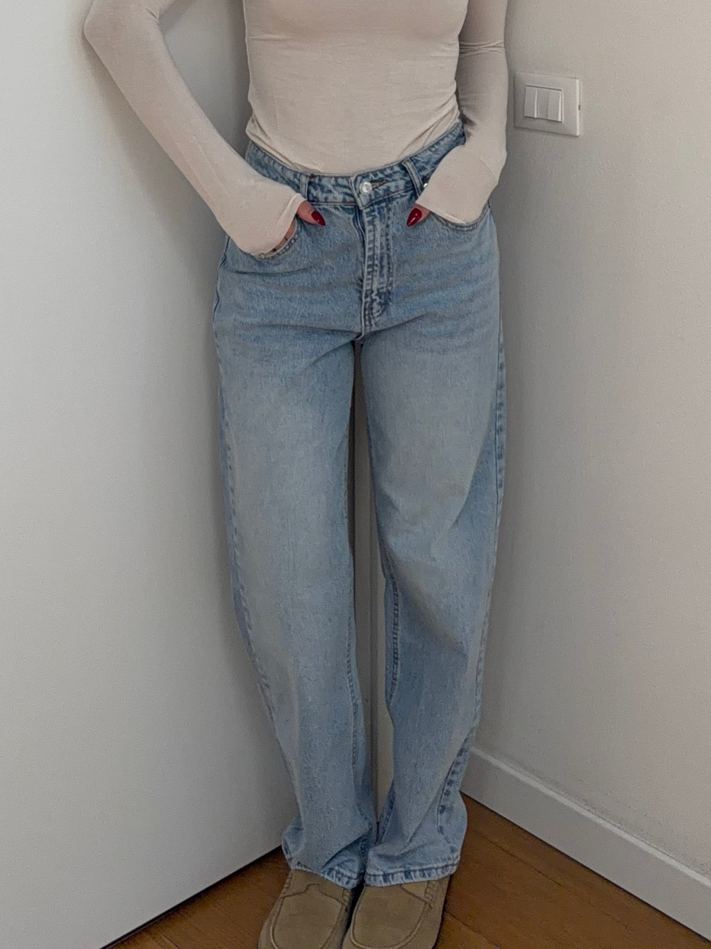 Jeans Strappo - Lavaggio Chiaro