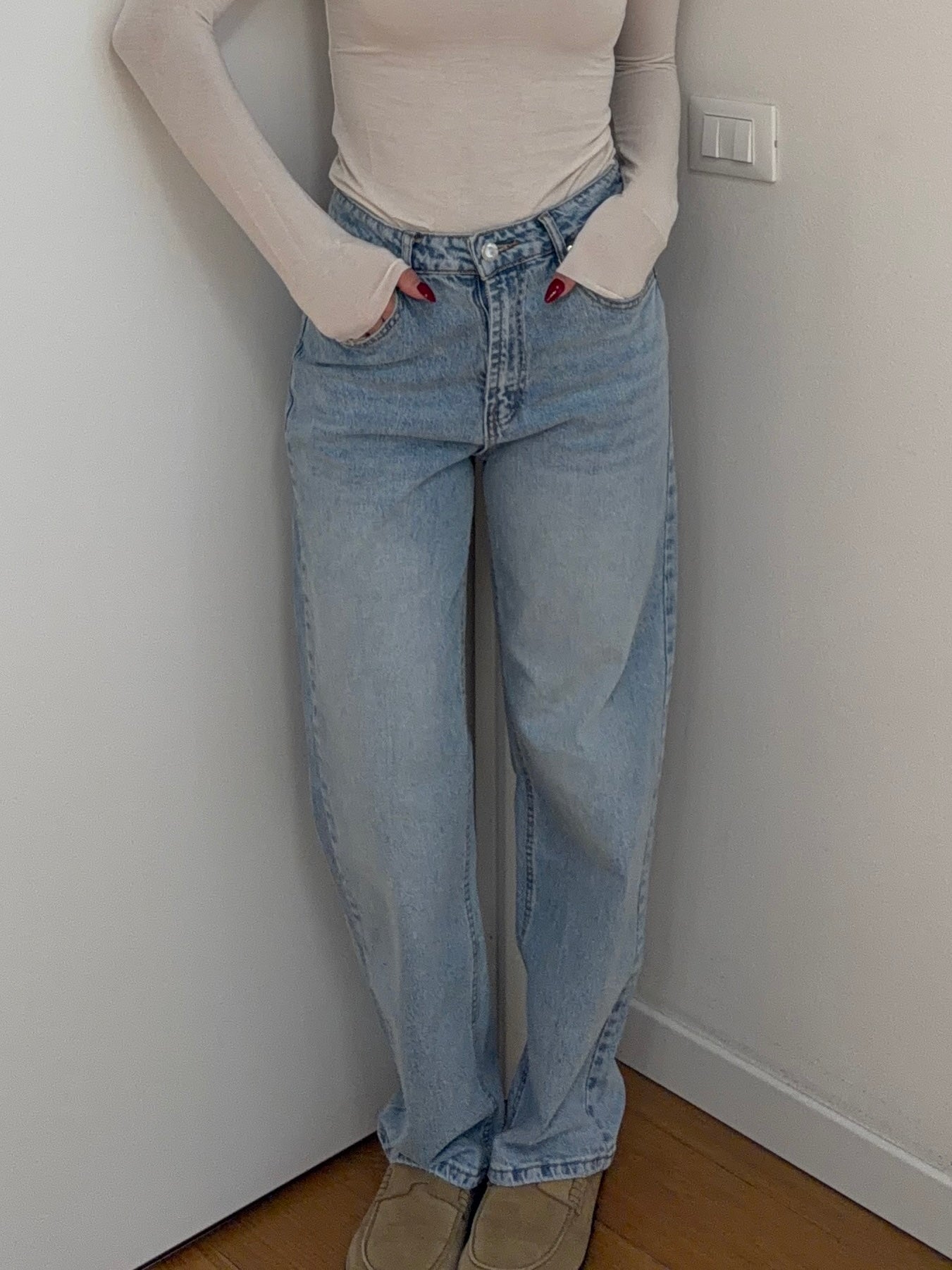 Jeans Strappo - Lavaggio Chiaro