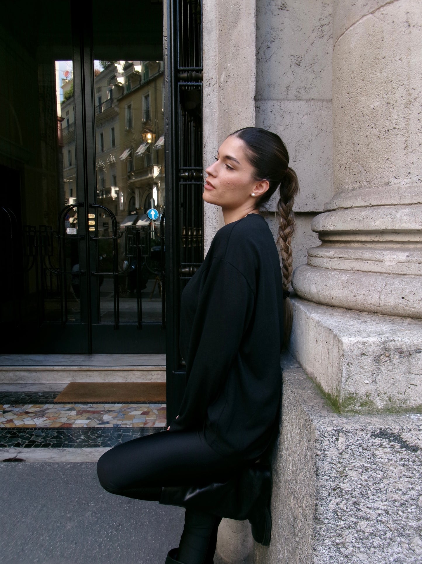 Maglia Semi Velata - Black