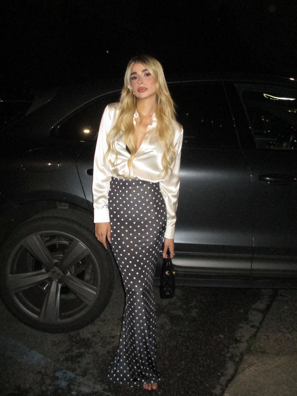 Skirt Pois - Black