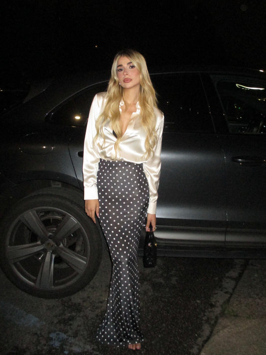Skirt Pois - Black