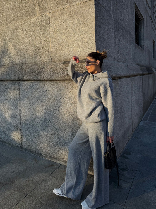 Coordinato in maglia - Grey