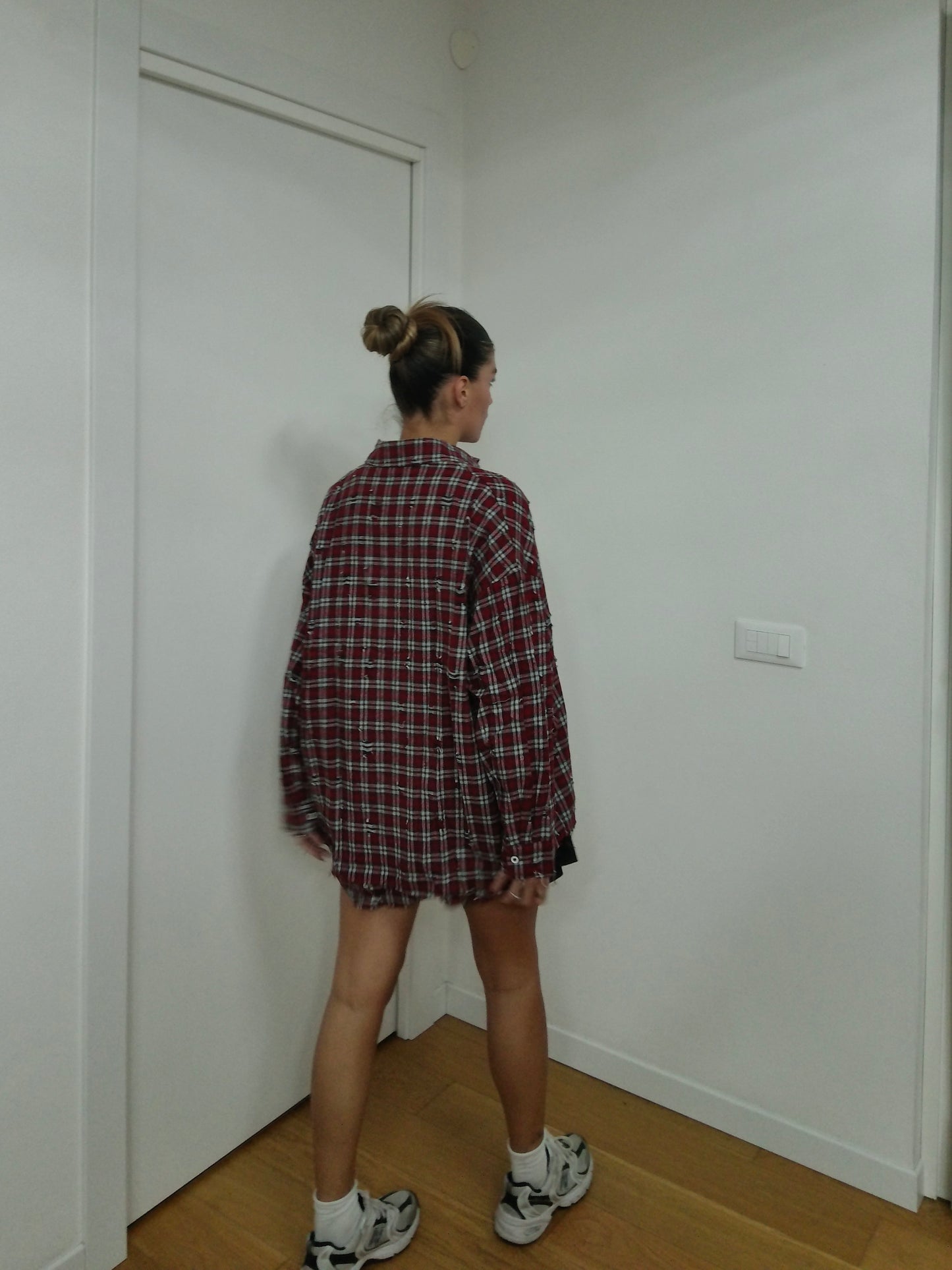 Camicia Over - Red/White