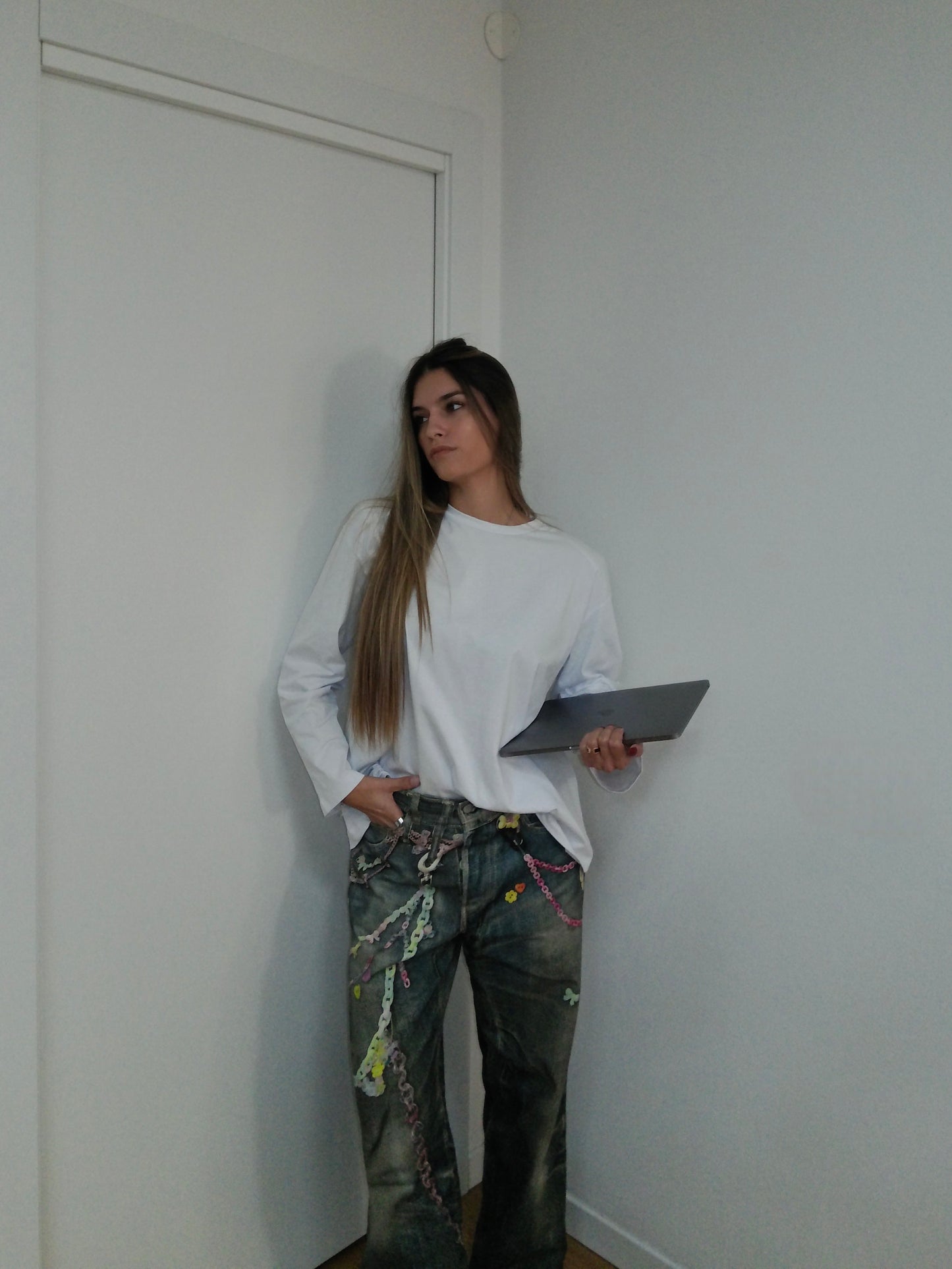 T-Shirt Spalline - White