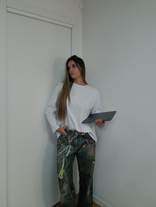 T-Shirt Spalline - White