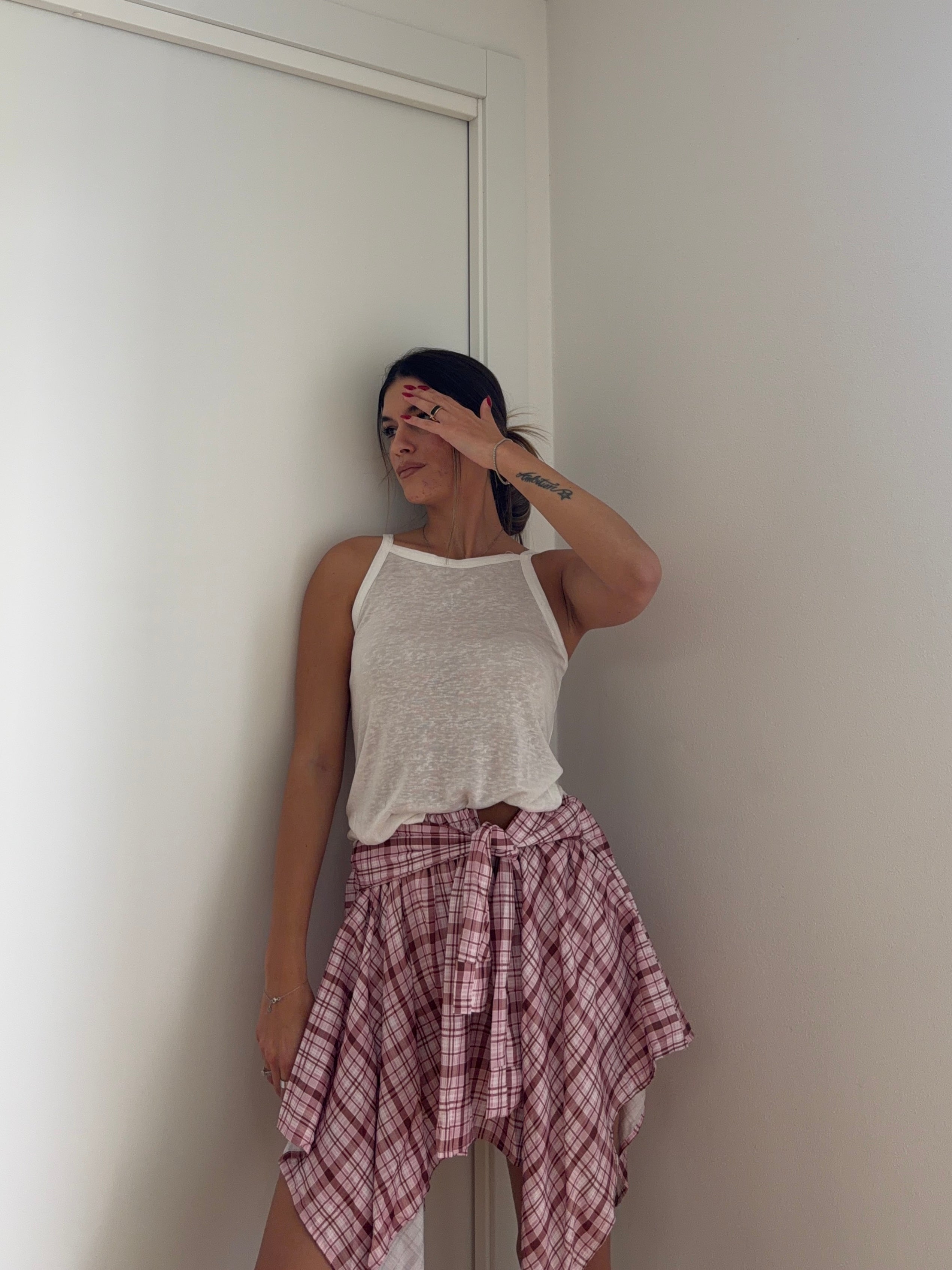 Skirt Camicia - Pink