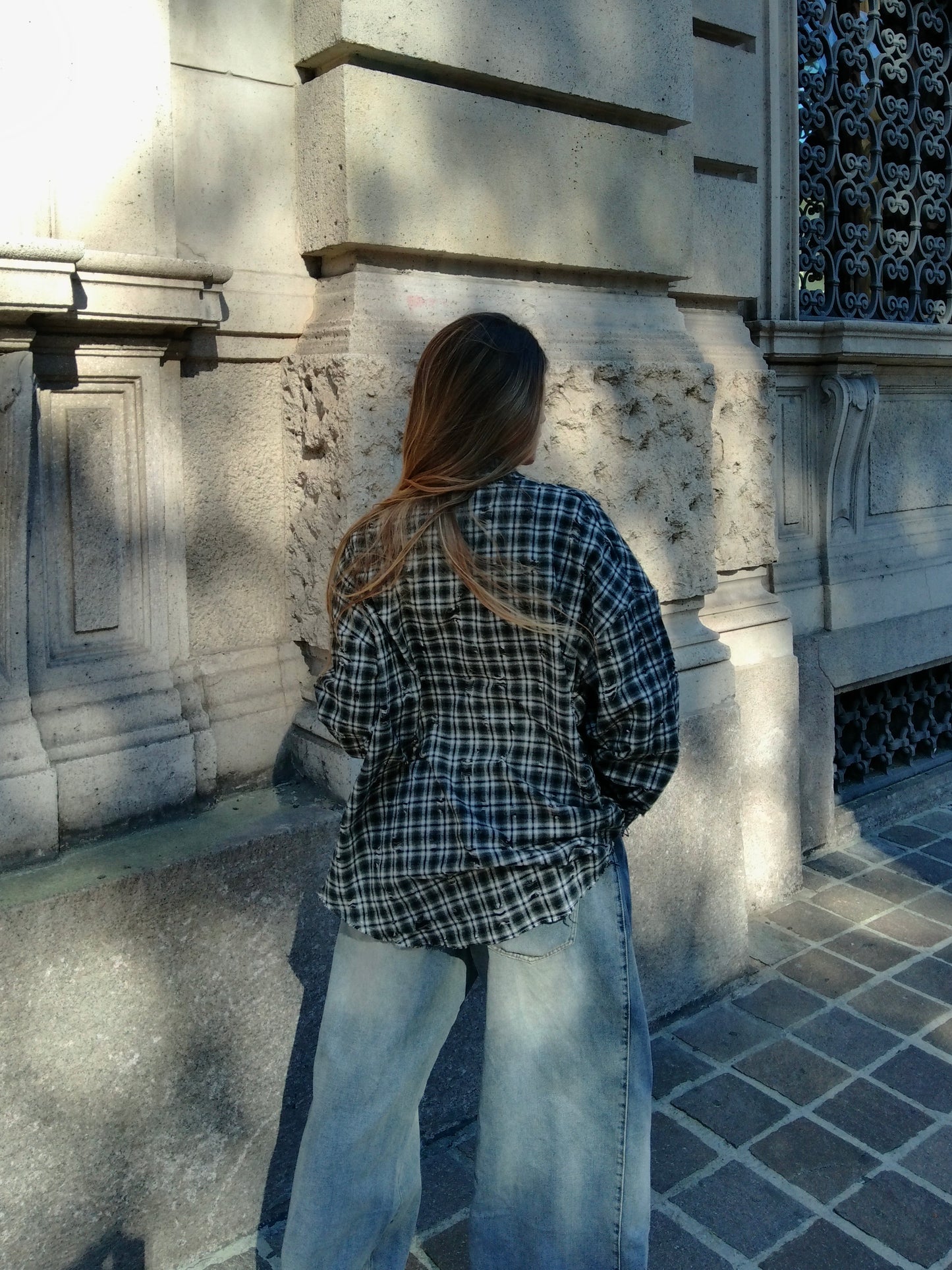 Camicia Over - Black/White