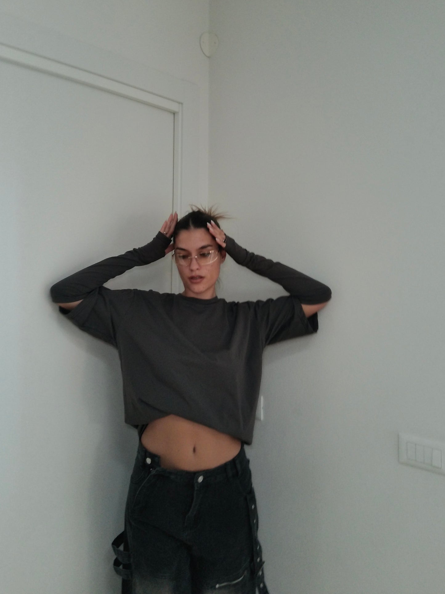 T-Shirt Manicotti - Dark Grey