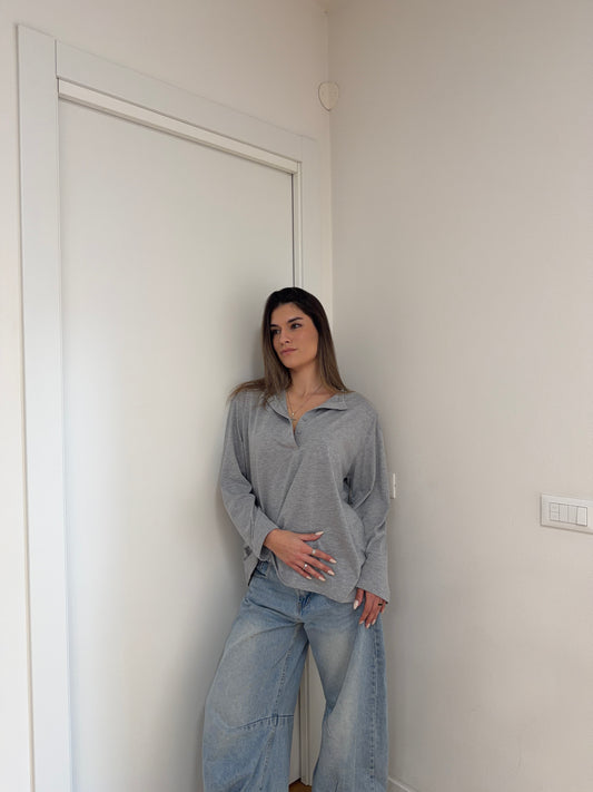 Maglia Bottoncini - Grey