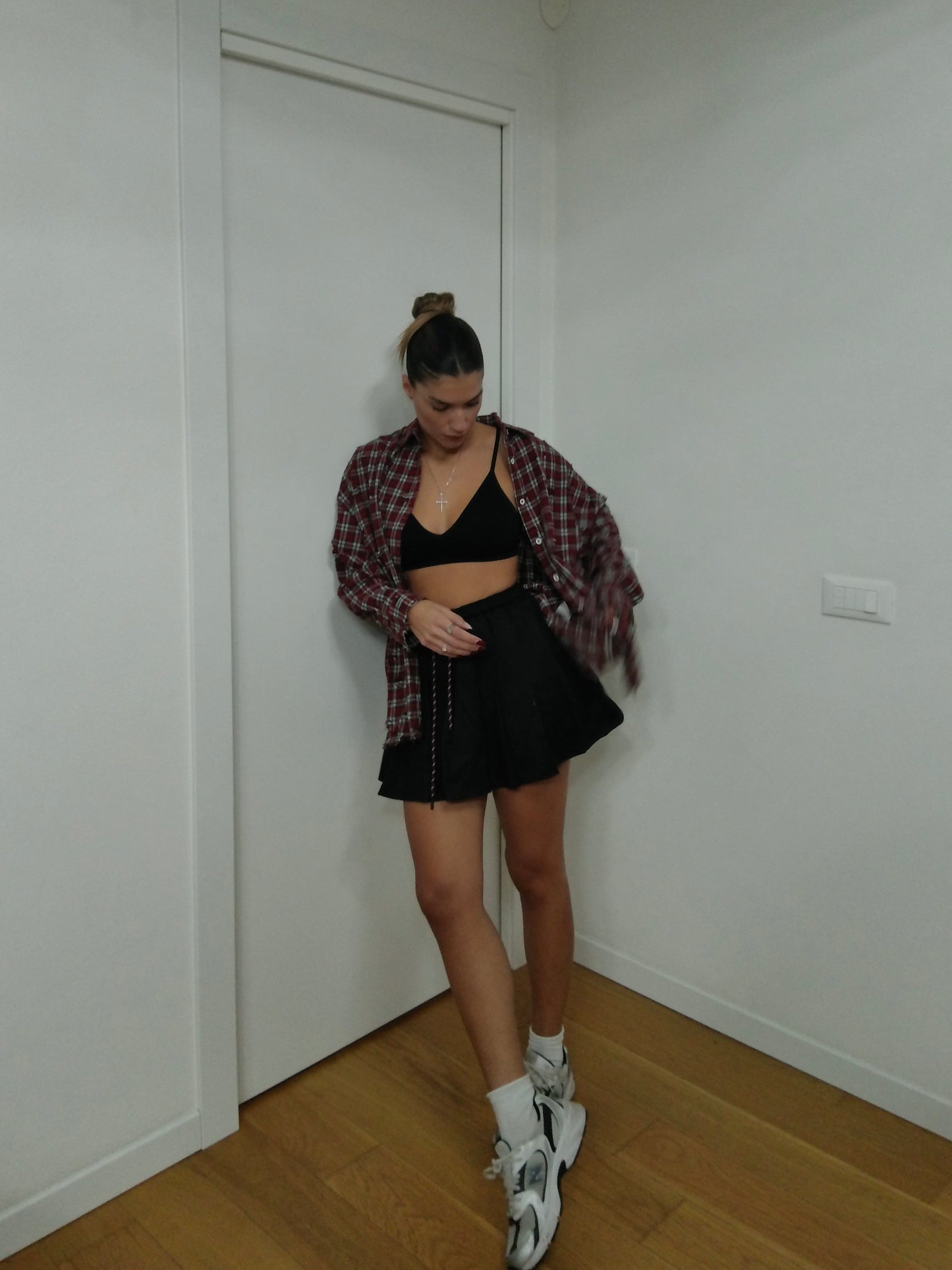 College Skirt - Black