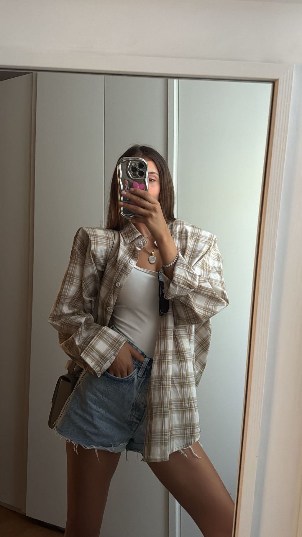 Camicia Spalline - Beige