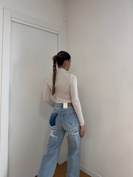 Jeans Strappo - Lavaggio Chiaro