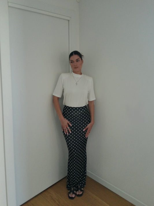 Skirt Pois - Black