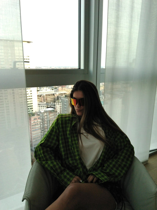 Camicia a Quadri - Verde