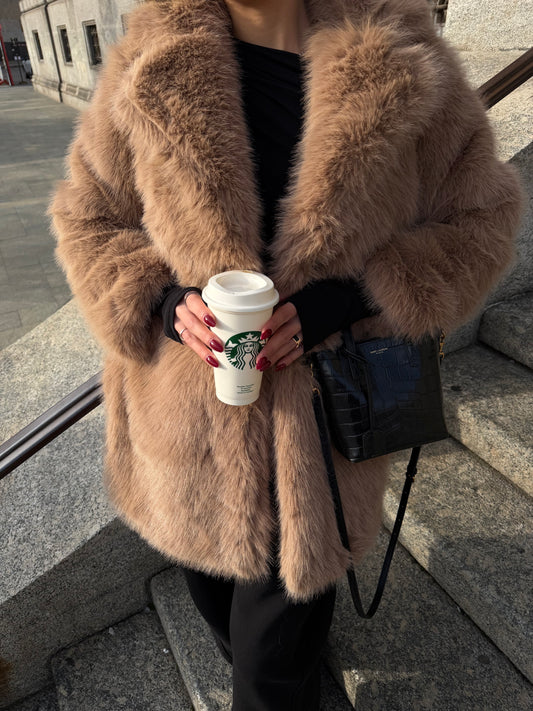 Pelliccia Courmayeur - Beige