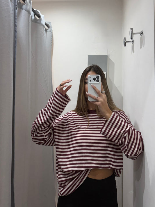 Maglia Cotton Candy- Bordeaux