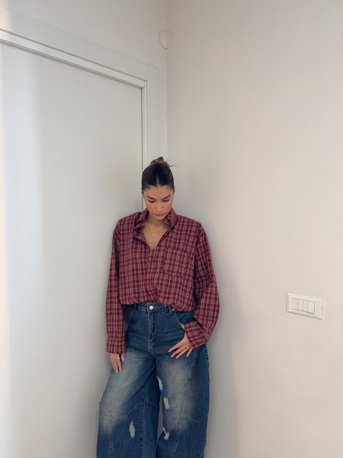 Camicia Spalline - Bordeaux