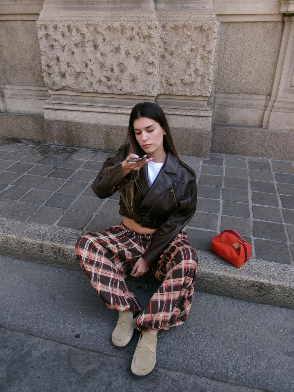 Pantalone a quadri