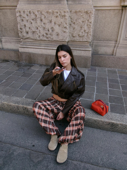 Pantalone a quadri