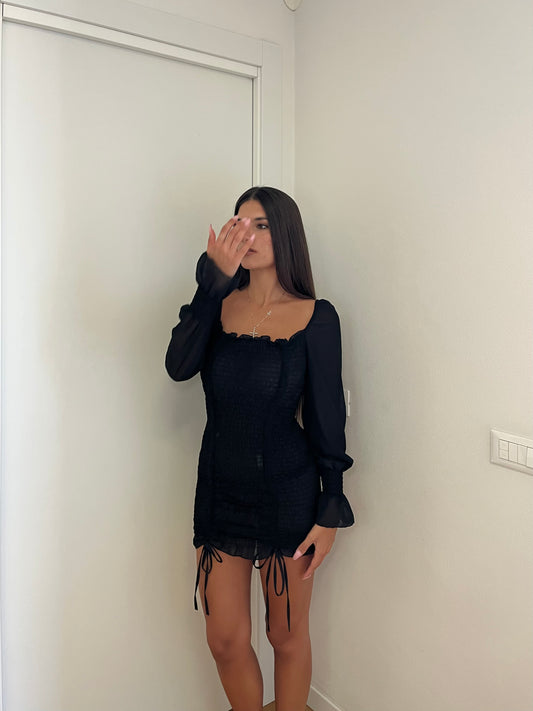 Abito Drappeggiato - Black