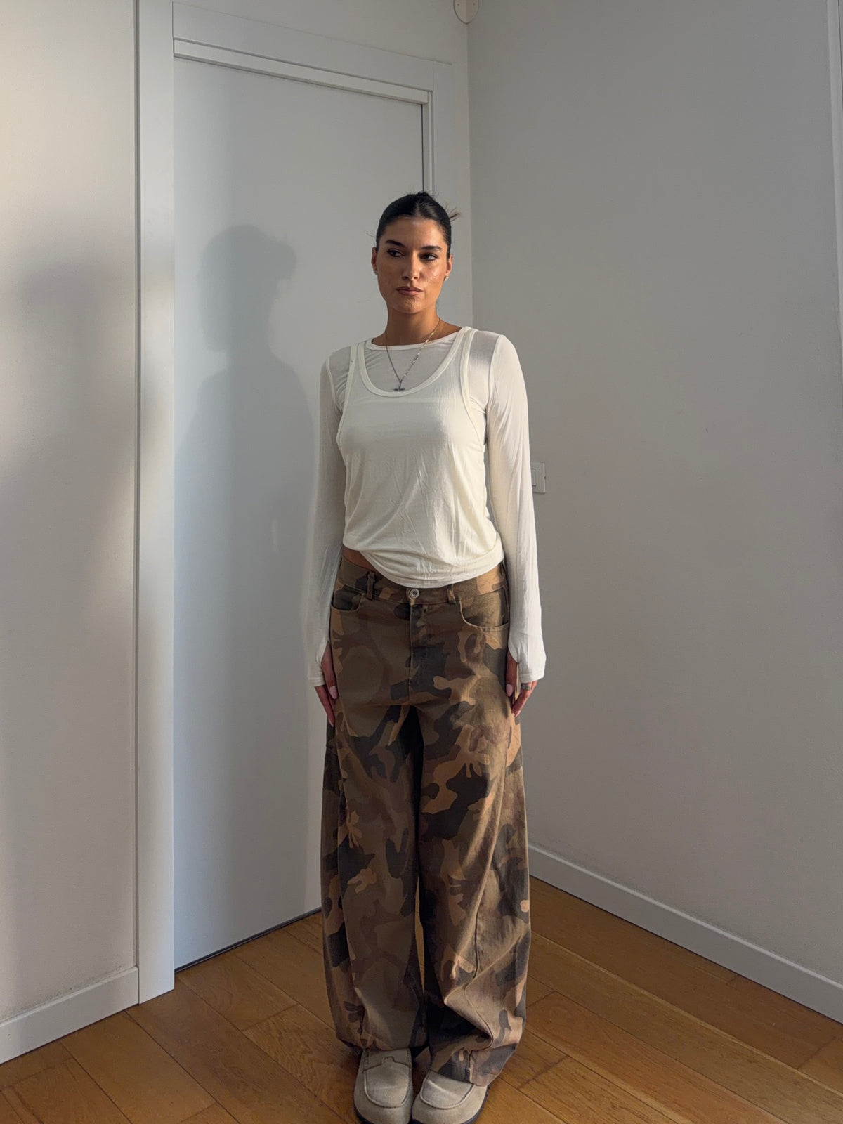 Pantalone Camouflage - Light Green