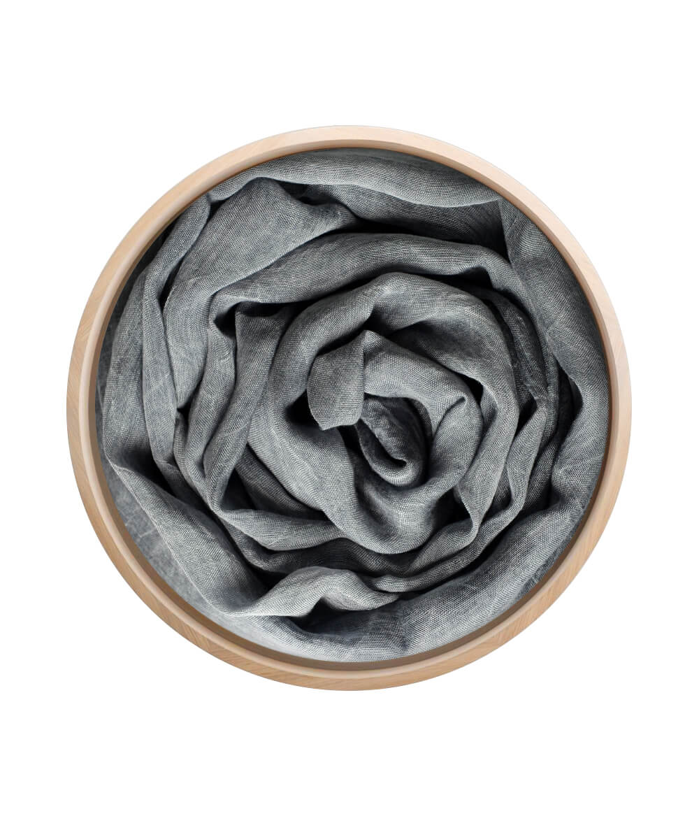 Foulard Bamboo - Grigio Fumo