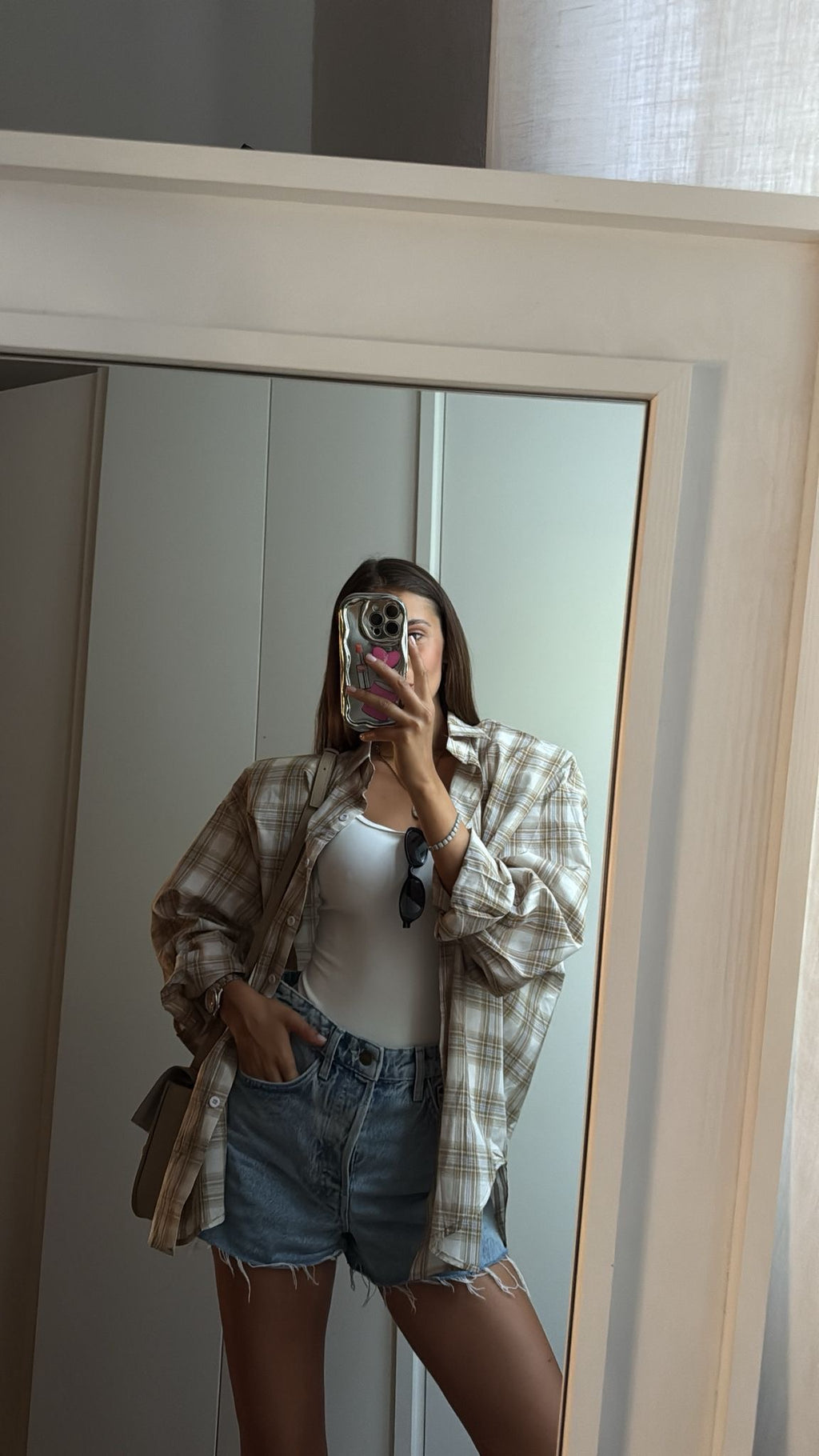 Camicia Spalline - Beige