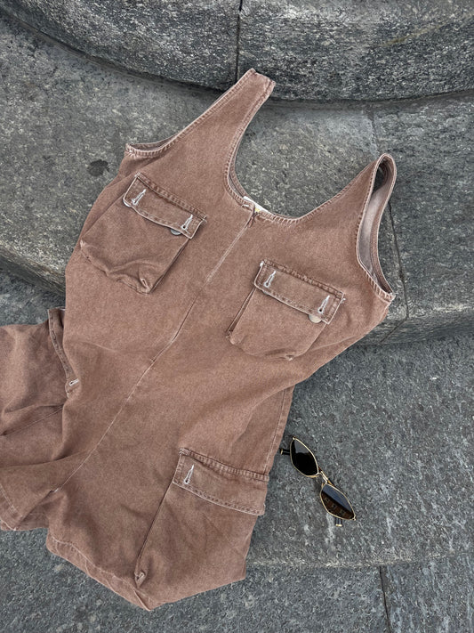 Playsuit - Brown