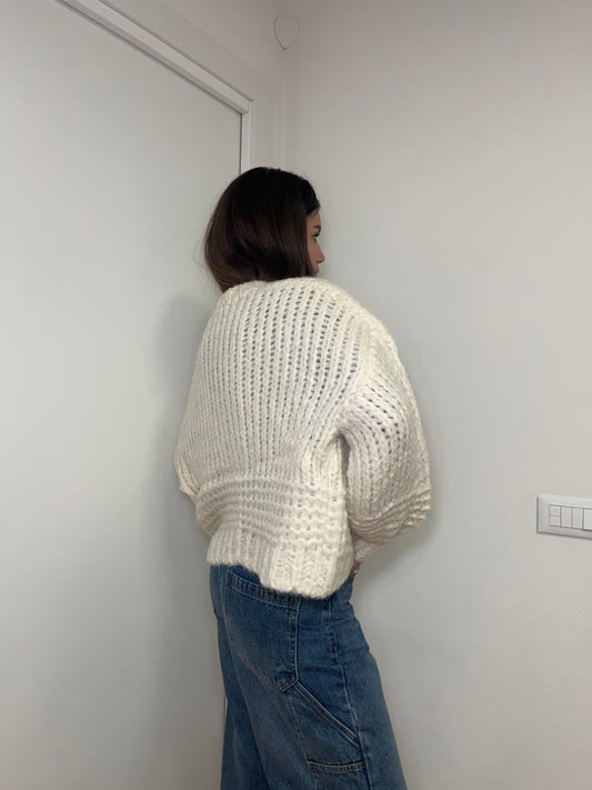 Cardigan Over - Beige