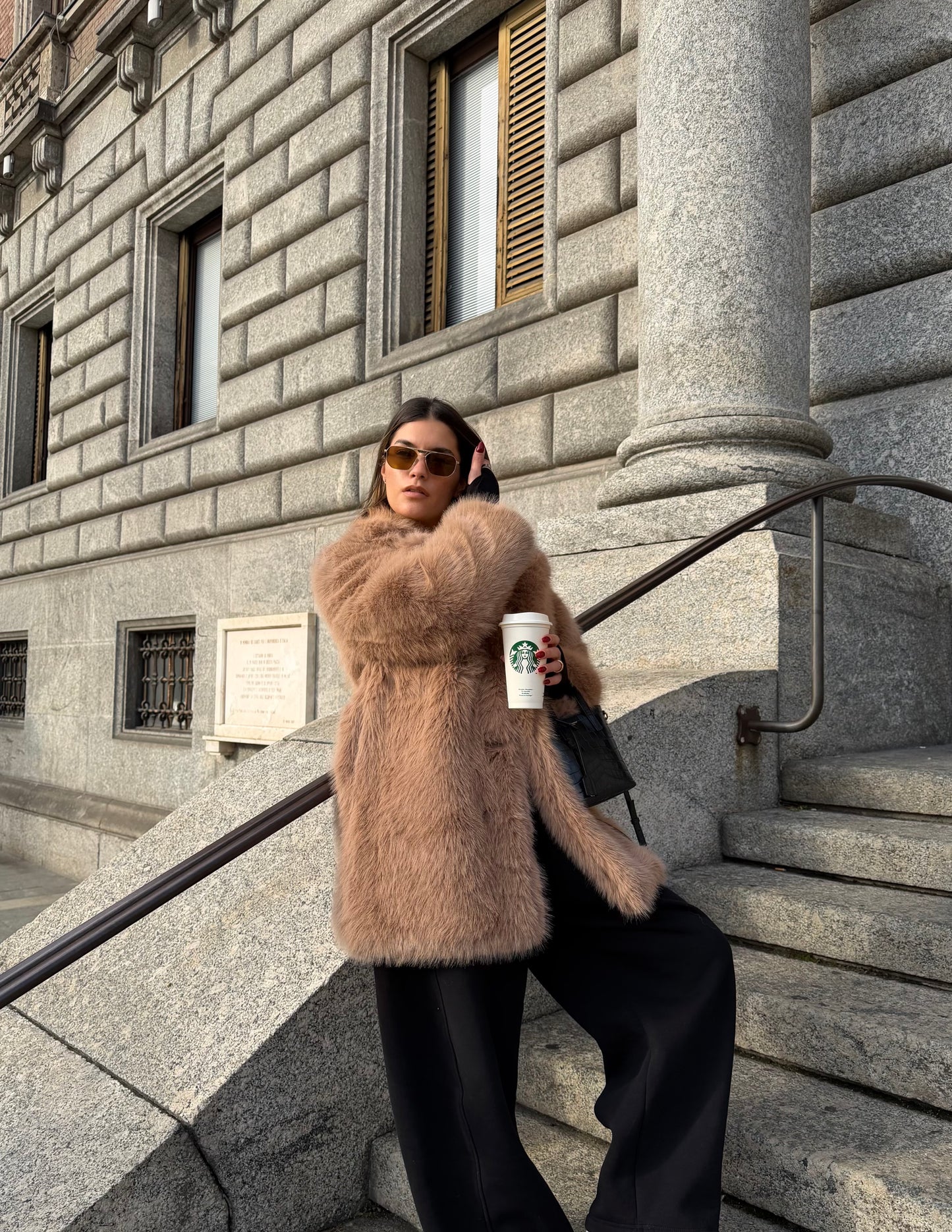 Pelliccia Courmayeur - Beige