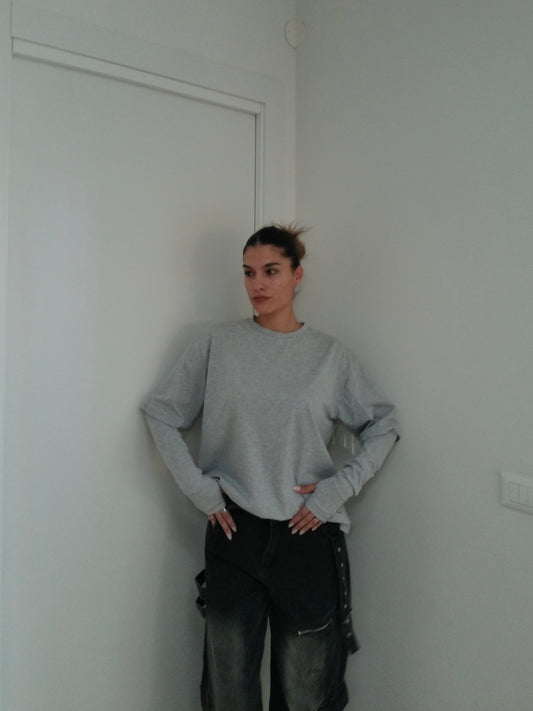 T-Shirt Manicotti - Grey