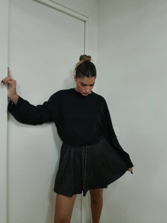 College Skirt - Grey