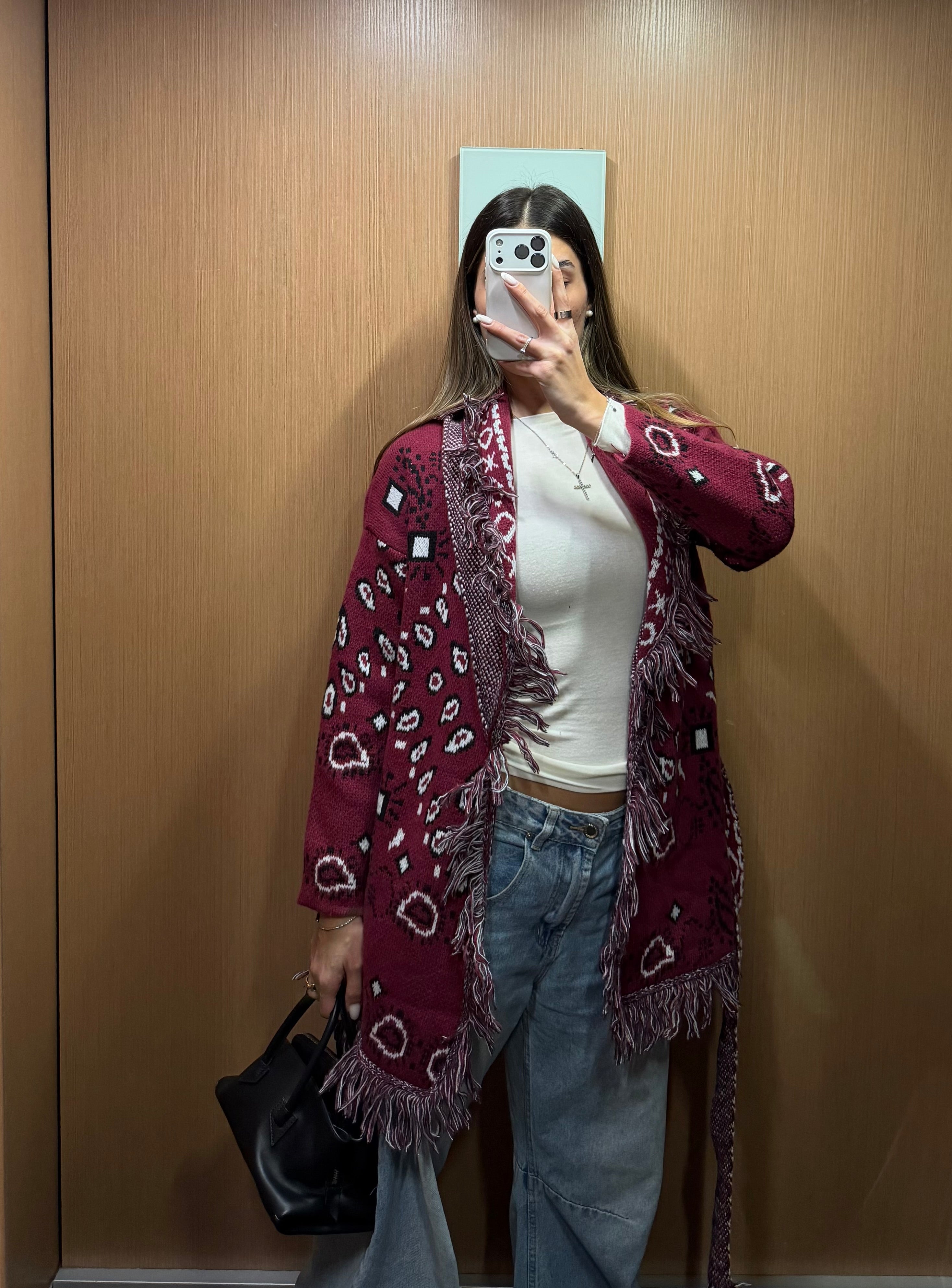 Cardigan Emily - Bordeaux