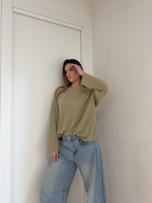 Maglia Semi Velata - Green