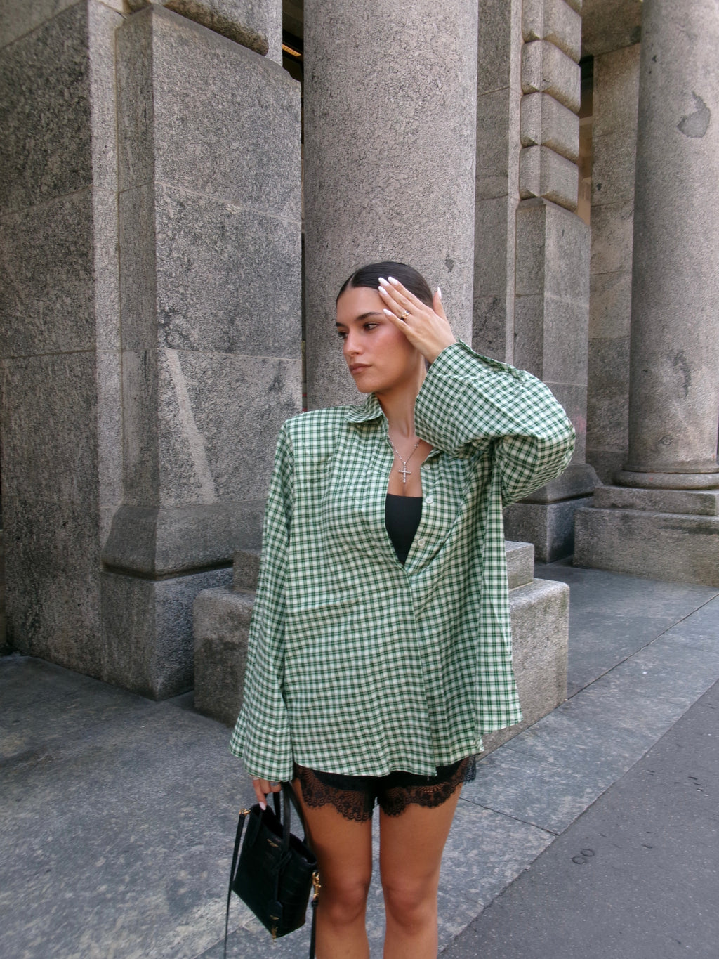 Camicia Spalline - Green