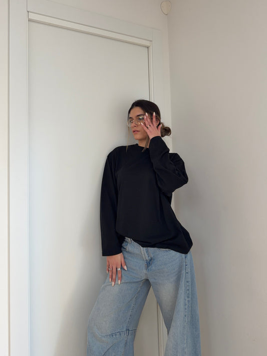 Maglia Semi Velata - Black