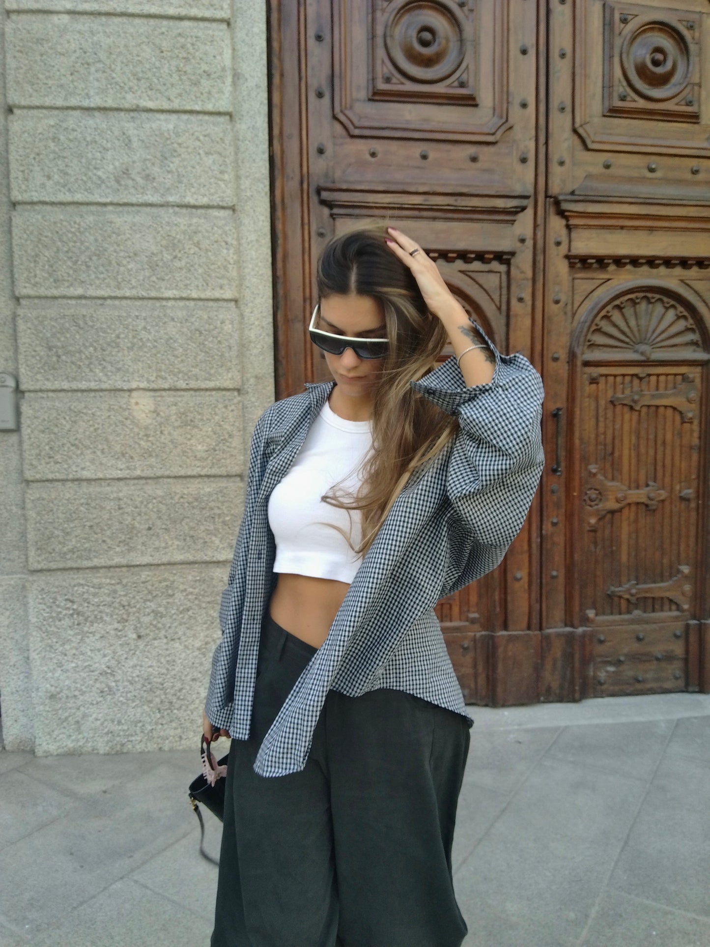 Camicia Oversize - Blu