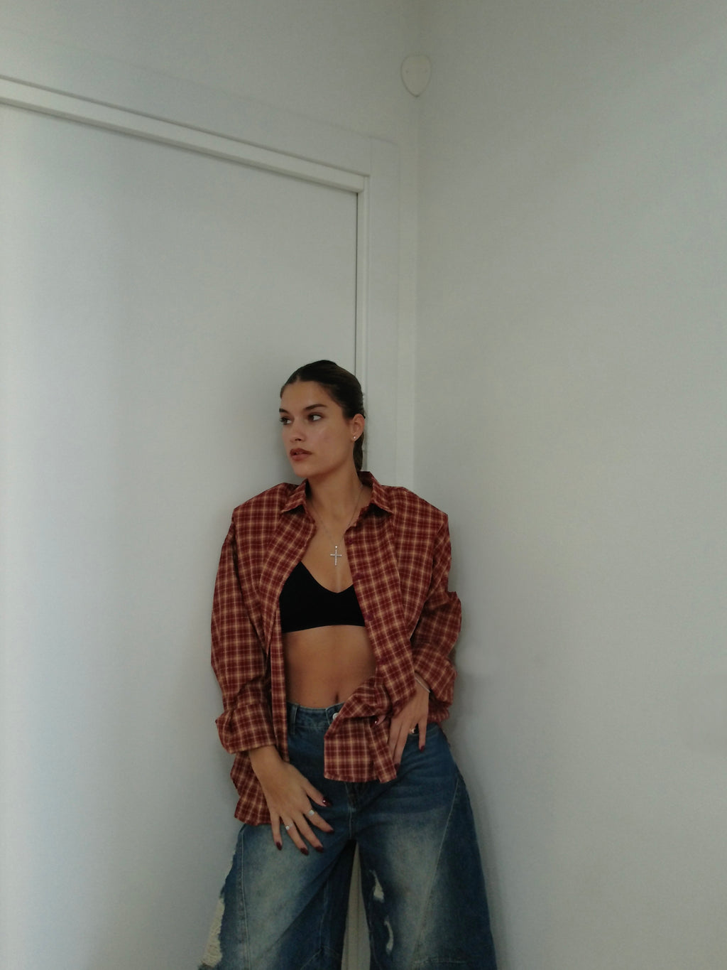 Camicia a Quadri - Bordeaux
