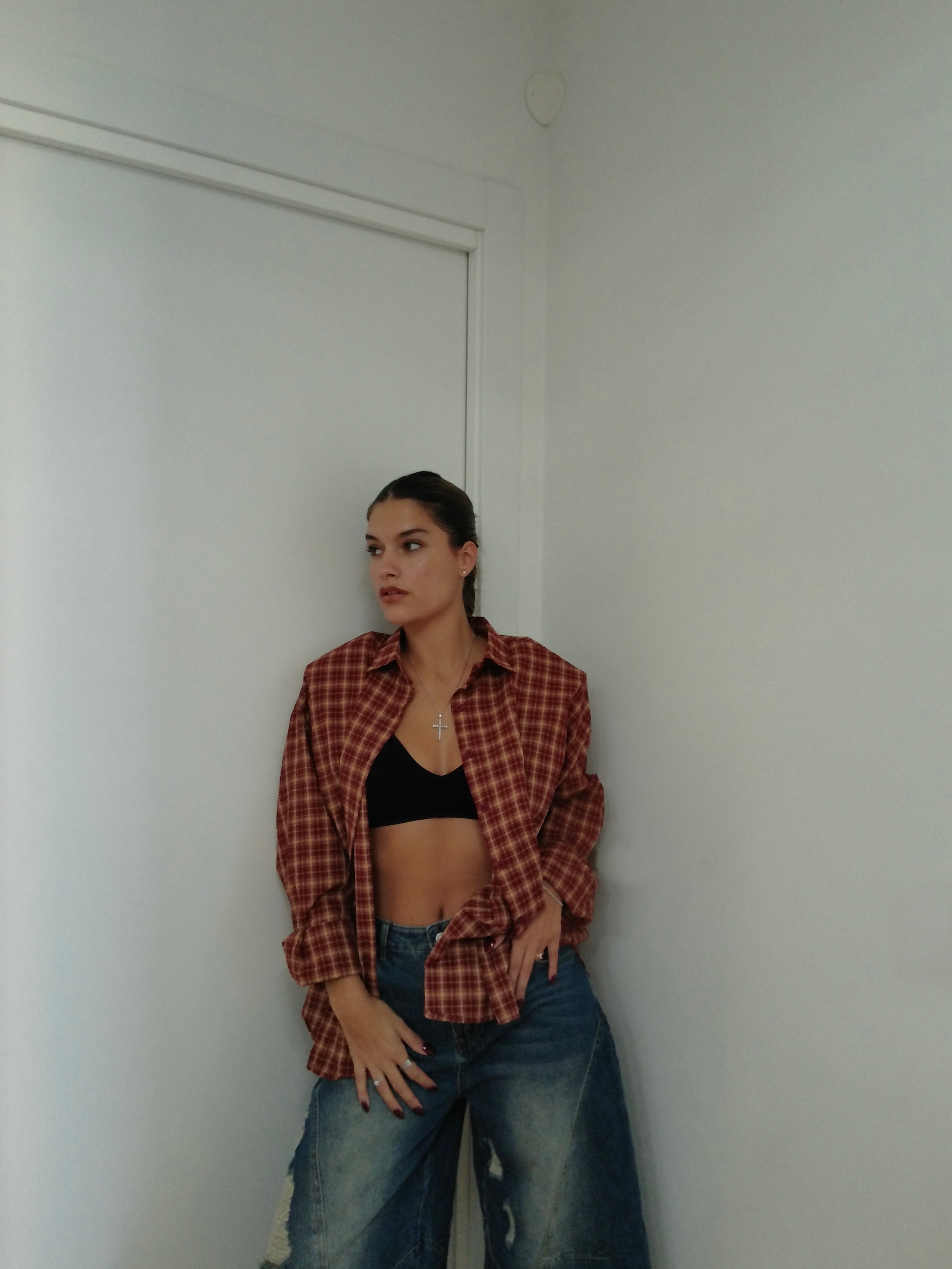 Camicia a Quadri - Bordeaux